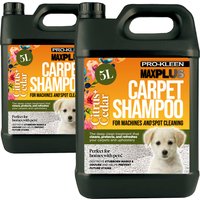 MAXPLUS Premium Carpet Shampoo For Homes With Pets Citrus Cedar - Black / 10L