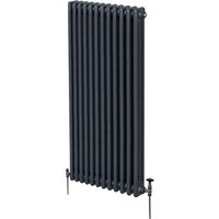 Traditional Column Radiators - Grey / 10cm / 180cm / 56cm