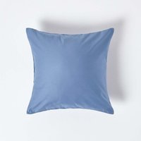 1000 Thread Count Egyptian Cotton Housewife Pillowcase - Airforce Blue / 40cm