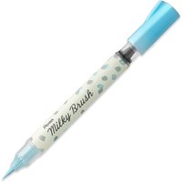 Pentel Milky Brush Pen - Pastel Blue