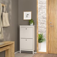 Madrid Flip Door Shoe Cabinet - Cashmere