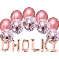 Balloon Bundle Dholki - Pink