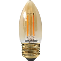 2.5W LED Filament, Candle,E27, 200lm, Non-Dim, 2200K Bulb - Extra Warm White