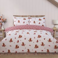 Lola Highland Cows Duvet Set - Blush / King