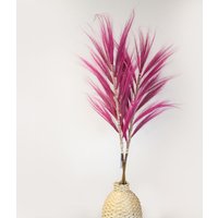Rayung Pampas Grass Display Tropical Decor Handcrafted in Bali - Pink