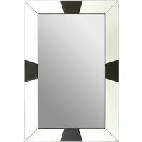 Henley Black Frame Wall Mirror - Transparent