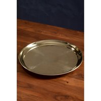 Miressa Small Serving Plate in Stainless Steel - Gold