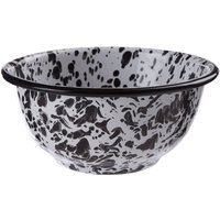 Hygge Small Metal Bowl - Black, White