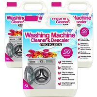 Washing Machine Descaler and Cleaner 2in-1 Formula - White / 15l / 3