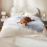 Waterproof Sherpa Pet Blanket Reversible, Grey - Grey Ombré
