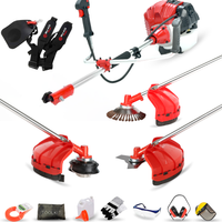 52cc Petrol Strimmer Garden Tool Including String Trimmer - Orange