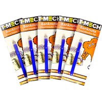 T-Mech Money Checker Pens 5 Pack F3 - Blue
