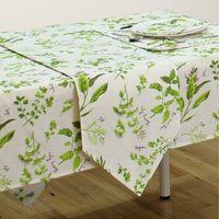 Herb Garden Table Runner V End - Multi