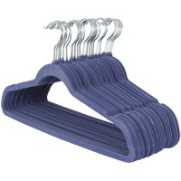 Non-Slip Velvet Hangers - Blue / 25