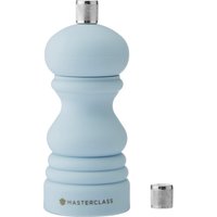 MasterClass Sky Blue Salt or Pepper Mill with Interchangeable Caps Ceramic, 12cm - Blue