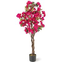 4ft Tall Artificial Bougainvillea Tree - Pink