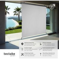 Vertical Awning Eloise with Wall Brackets - Light Grey / 180cm