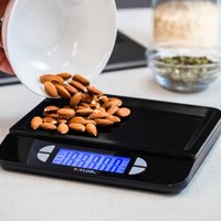 Taylor Pro Accurate USB-Rechargeable Kitchen Scales with Tare Function - Black