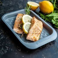 Smart Ceramic Baking Tray with Robust Non-Stick Coating - Grey / 15cm