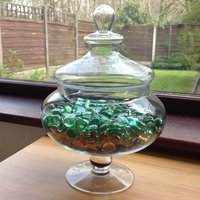 Clear Glass Sweets Jar - Clear