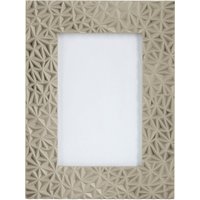 Geo Grey 4In X 6In Photo Frame - Grey