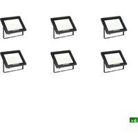Sylvania SylFlood LED Floodlight Outdoor IP65 Security Light - Black / 19cm / 10000