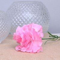 Artificial Silk Single Carnation - Pink