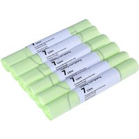Caddy Company 7 Litre Compostable Food Waste Bin Bags - Green / 6