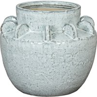 Dara Medium Hydria Vase - Ceramic Decorative Vase - Green Decorative - Green