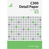 C300 Detail Paper 53gsm A3 500 Sheets 297Mm X 420Mm