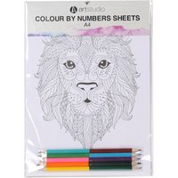 artstudio, Colour By Numbers Sheets artstudio, Colour By Numbers Sheets