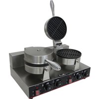 KuKoo Double Waffle Maker - Silver