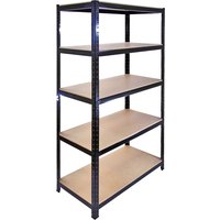 Monster Racking T-Rax Warehouse and Garage Metal Shelving - Black