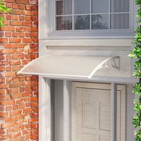 Outdoor Curved Shielded Rain Shelter - Beige / 120cm