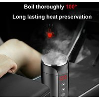 3E CHOICE - Everybody Everyday Everywhere, Car Travel Coffee Mug with Smart Temperature Heating Control Display - Black Matte Texture 3E CHOICE - Everybody Everyday Everywhere, Car Travel Coffee Mug with Smart Temperature Heating Control Display - Black Matte Texture