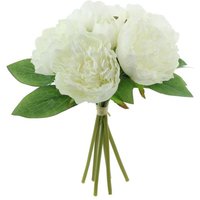 Artificial Arundel Peony Bouquet - Ivory