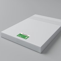 15cm Deep Eco-Friendly Comfort Foam Mattress - White / King