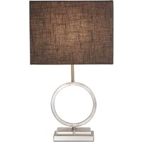 Narcissus Satin Silver Table Lamp - Silver