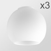 Lyon 3 Pack White Ceiling Pendant Shade - White