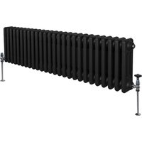 Traditional Column Radiators - Black / 10cm / 30cm / 119cm