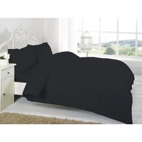 200 Thread Count Flat Sheet - Black / King