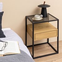 Randolf Bedside Table - Oak