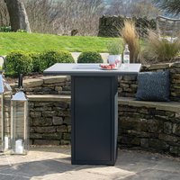 Cosiloft 100 Fire Pit Bar Table - Grey