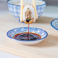 Hand-Printed Sauce Dishes - 10cm - Navy