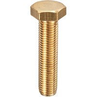 Unifix Brass Hexagon Setscrews DIN 933 - M10 x 20 - Q609330001000020000 - Grey