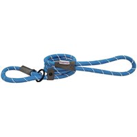 HugglePets Reflective Rope Slip Dog Lead - Purple, 150 x 1.2cm - Blue