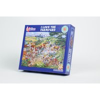 Mike Jupp I Love the Farmyard 1000 Piece Jigsaw Puzzle - Neutral