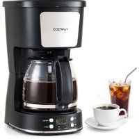 6 Cup Drip Coffee Machine - Black
