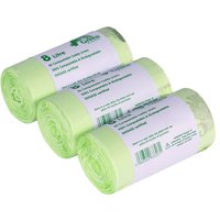 Green Giraffe 8 Litre Food Bin/Caddy Liners - Green / 3