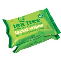 Tea Tree Cleansing Wipes Twin Pack